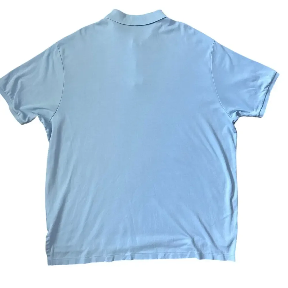 Polo Ralph Lauren Big & Tall Light Blue Embroidered Pony Polo Size 3XB